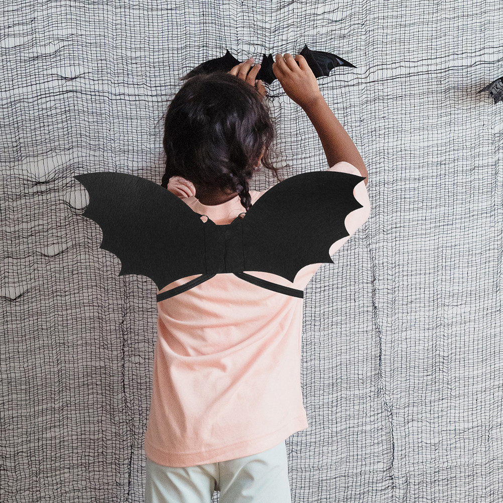 Cosplay Prop Foam - 2 Set Çocuk Yarasa Kanadaları Eva