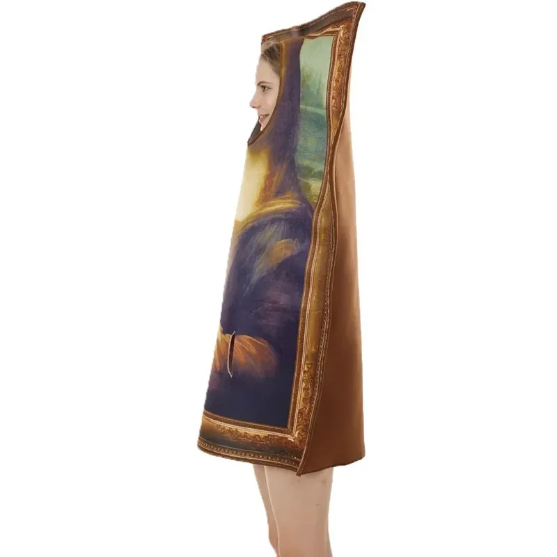 Cosplay Prop Painting - CyFamous Tablolar Kostüm Mona Lisa Komik