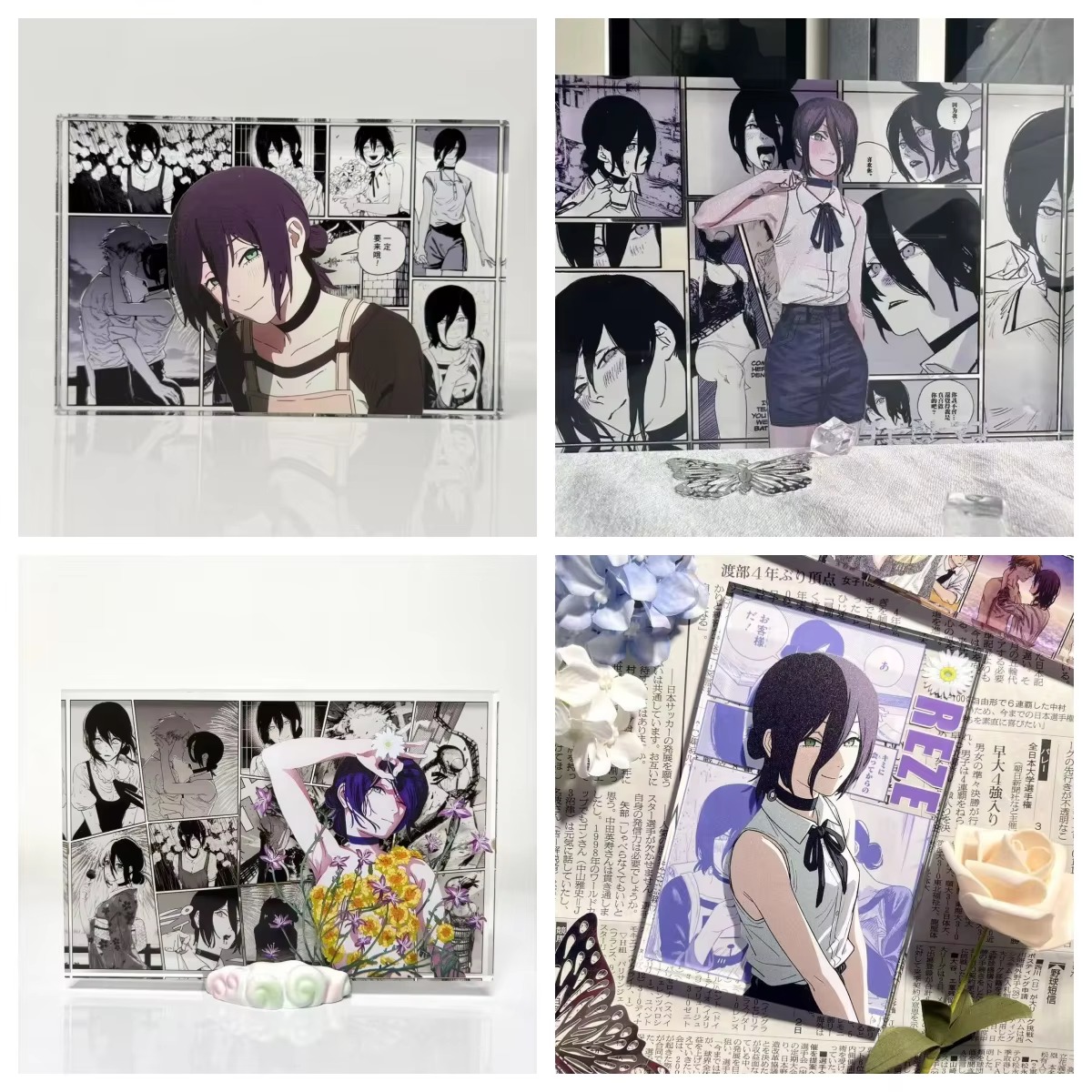 Anime figürü Denji ve Reze akr - Anime Cosplay Prop incelemesi ve fiyatı