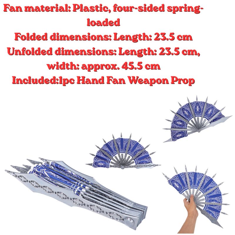 Anime Kitana Cosplay MK Mavi E - Cosplay Prop Blueprints incelemesi ve fiyatı